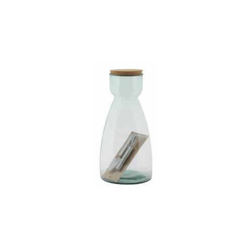 Vaza - Roma1572 - Transparent - Sticla reciclata - 43x215x215 cm